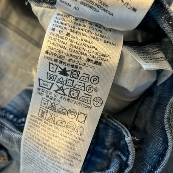 Levi's 515 Jeans Size 14 Short Bootcut Womens Light Wash Blue Stretch Denim‎ - Picture 13 of 16